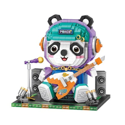 Loz Panda Singer Mini Diamond Blocks Bricks Educational Toy Hobbies (8120)