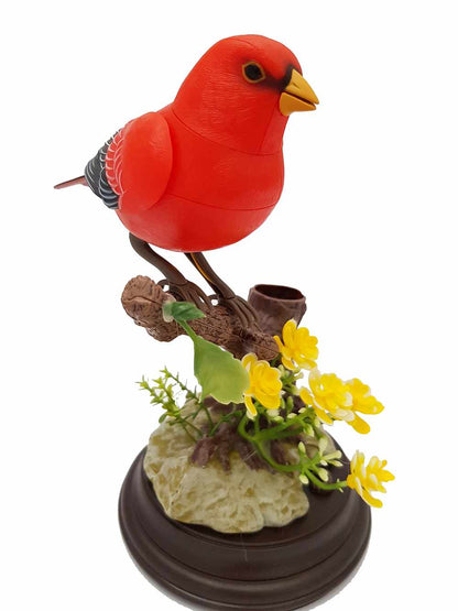 Sound Control Bird Red Sparrow the Ensemble Bird Beautiful Birds Gifts Toy Pen Pencil Holder