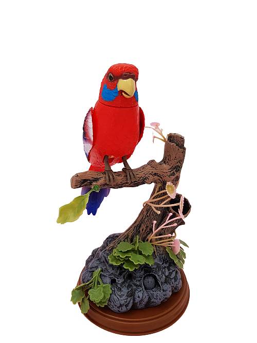 Recording Parrot Pen Pencil Holder Red Eastern Rosella Bird Lover Gifts