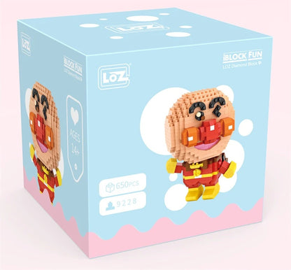 LOZ Mini Blocks Anime  Anpanman Diamond Blocks Bricks Educational Toy Hobbies (#9228)