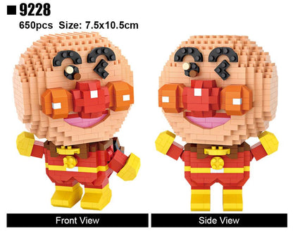 LOZ Mini Blocks Anime  Anpanman Diamond Blocks Bricks Educational Toy Hobbies (#9228)