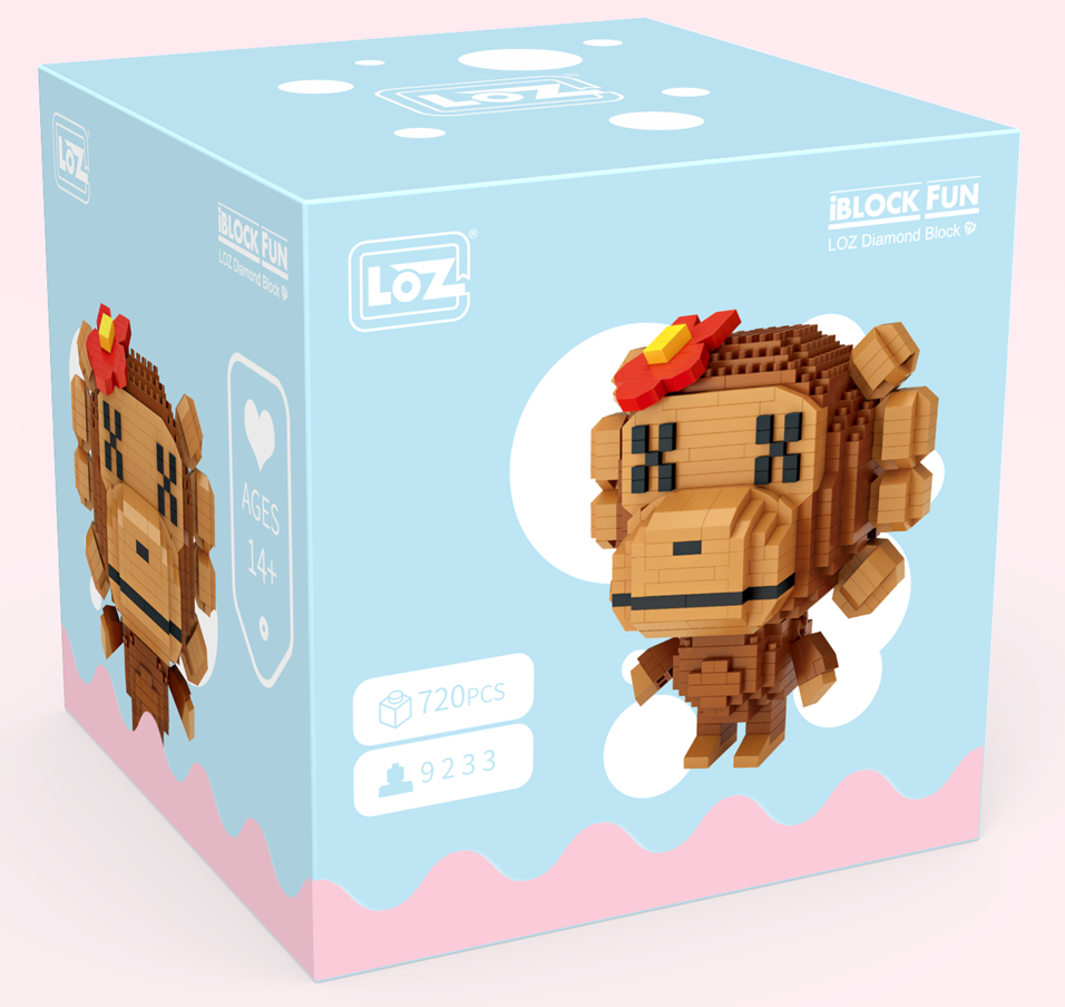 LOZ Diamond Blocks APE Building Bricks Character Toys for Children (#9233)