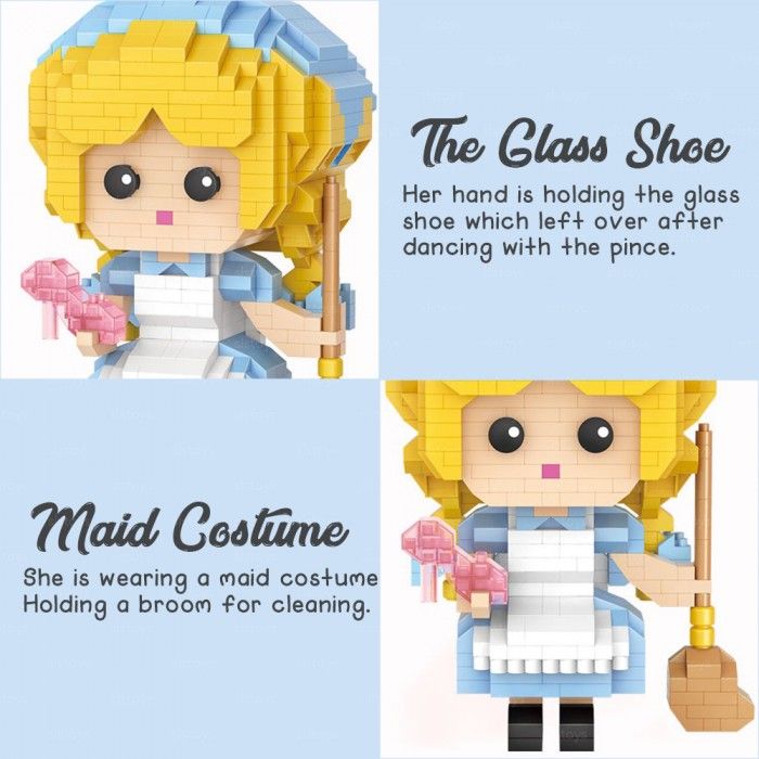LOZ Cinderella (9271) Diamond Blocks Bricks Educational Toy Hobbies