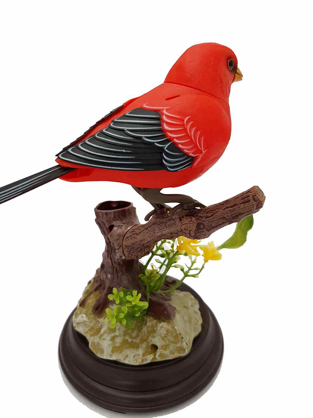 Sound Control Bird Red Sparrow the Ensemble Bird Beautiful Birds Gifts Toy Pen Pencil Holder
