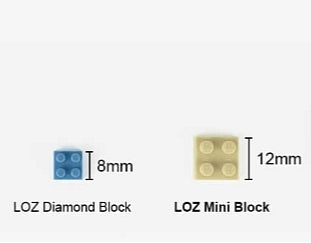 LOZ Diamond Blocks Cartoon Mini Nano Diamond  Brick Pink Flamingo (#9205)
