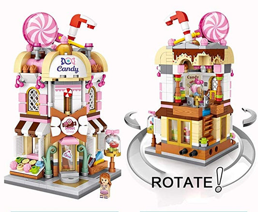 LOZ Mini Street DIY Mini Nano Diamond Building Block shop - CANDY SHOP (1644)