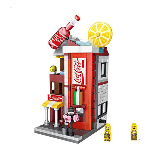 LOZ Mini Street DIY Mini Building Block Toy - COCA COLA STORE (1622)