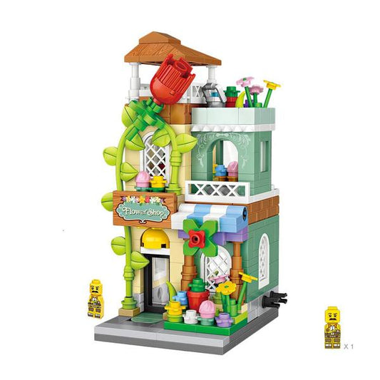 LOZ Mini Nano Diamond Building Block Street Shop Building Block Toy - FLOWER SHOP (1633)