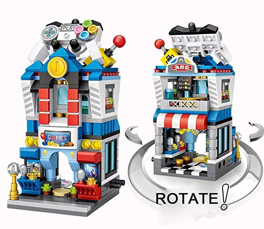 LOZ Mini Nano Diamond Building Block Street Shop Building Block Toy - GAME SHOP (1642)