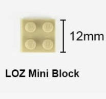 LOZ Mini Block Street Shop Building Block Toy Mini Block - BURGER SHOP (1602)