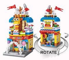 LOZ Mini Street Shopping Mini Building Block Toy - TOY SHOP (1643)