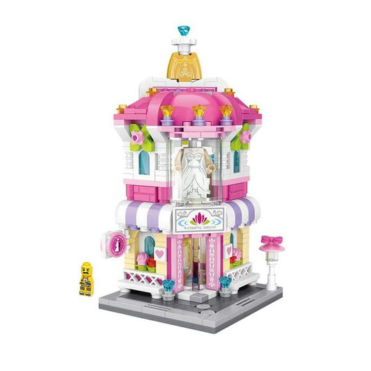 LOZ Mini Nano Diamond Building Block Shopping Street - WEDDING DRESS SHOP (1636)