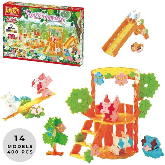LaQ SWEET COLLECTION FOREST FRIENDS - 14 MODELS, 400 PIECES