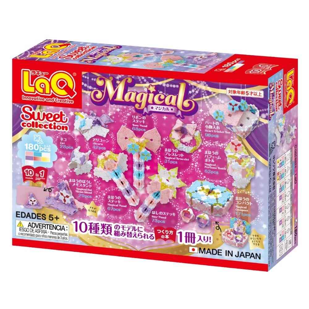LaQ SWEET COLLECTION MAGICAL - 10 MODELS, 180 PIECES