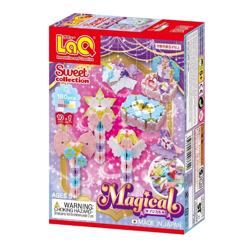 LaQ SWEET COLLECTION MAGICAL - 10 MODELS, 180 PIECES