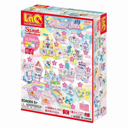 LaQ SWEET COLLECTION TWINKLE CASTLE - 14 MODELS, 700 PIECES