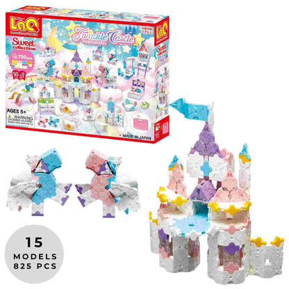 LaQ SWEET COLLECTION TWINKLE CASTLE - 14 MODELS, 700 PIECES