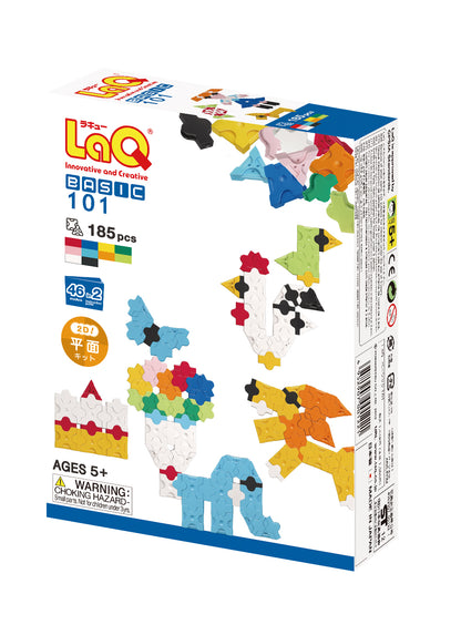 LaQ BASIC 101 - 46 MODELS, 185 PIECES