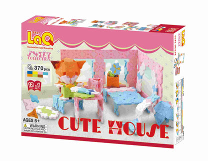 LaQ SWEET COLLECTION CUTE HOUSE - 12 MODELS, 370 PIECES