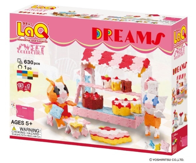 LaQ SWEET COLLECTION DREAMS - 15 MODELS, 630 PIECES